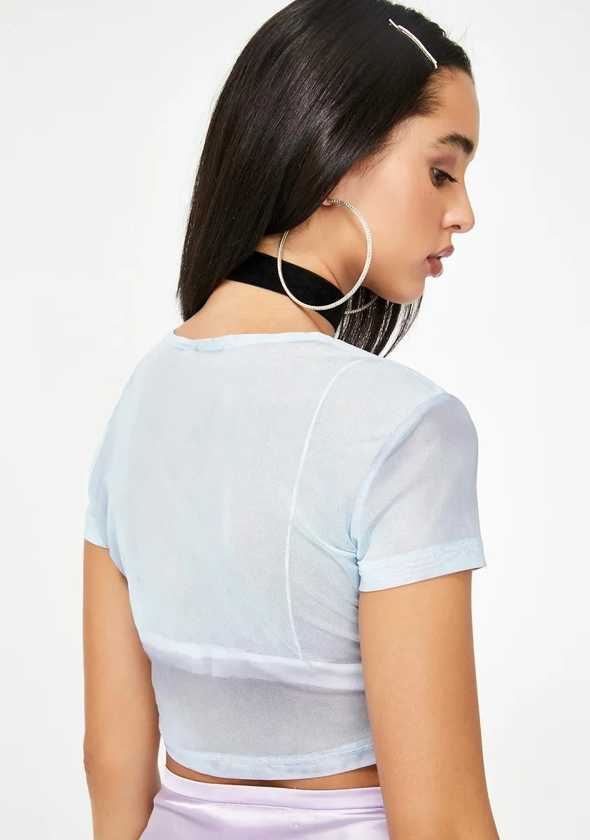 Cherub Kiss Tiney Crop Top sold by Dolls Kill product image thumbnail 4