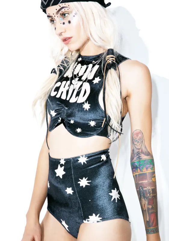 Moonlight Grace High Waist Undie sold by Dolls Kill