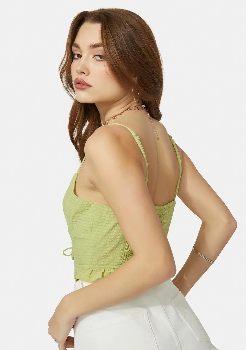 Here And Now Tie Front Top sold by Dolls Kill product image thumbnail 4