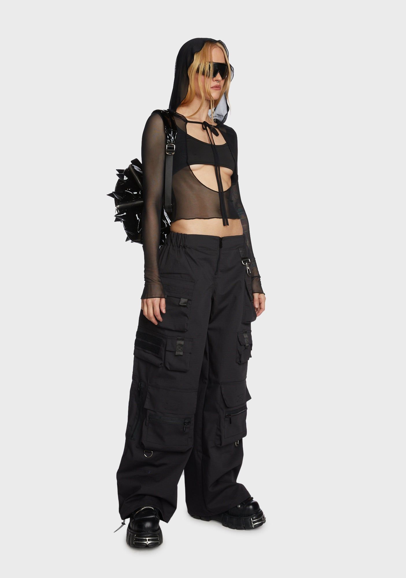 Witchy Day Sheer Hoodie sold by Dolls Kill product image thumbnail 3