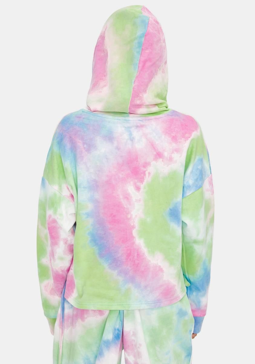 Tease Me Tie Dye Hoodie sold by Dolls Kill product image thumbnail 4