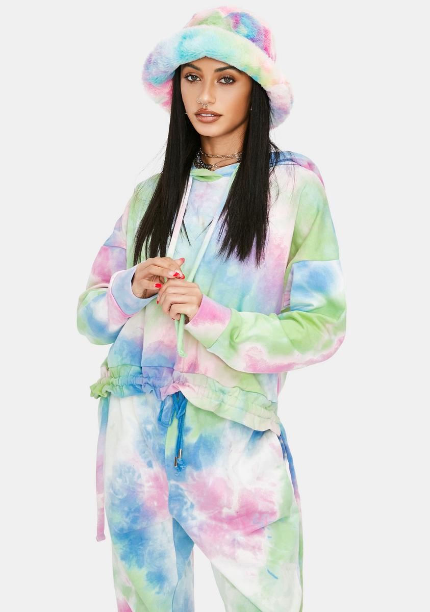 Tease Me Tie Dye Hoodie sold by Dolls Kill product image thumbnail 2