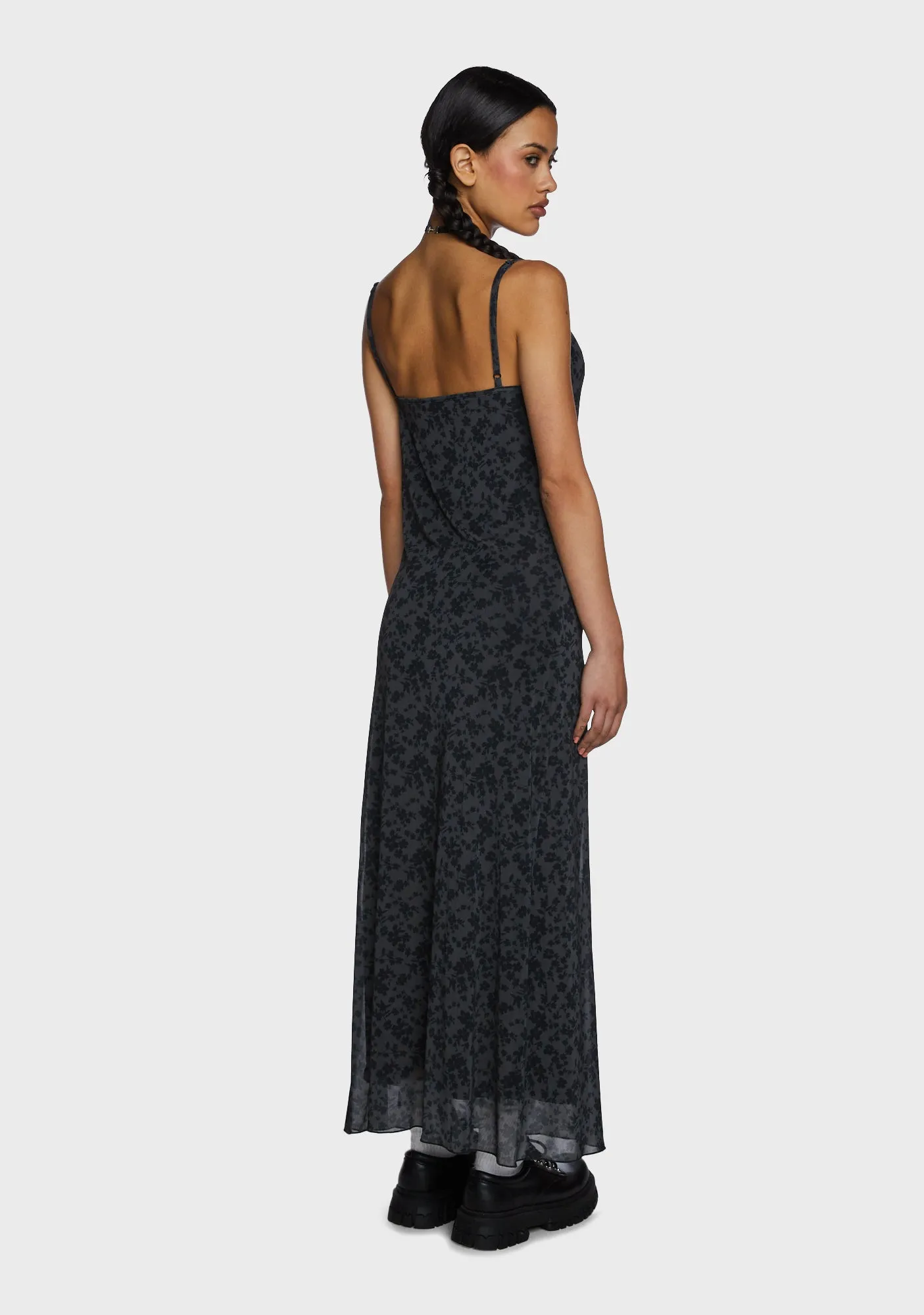 Hydra Floral Maxi Dress sold by Dolls Kill product image thumbnail 4