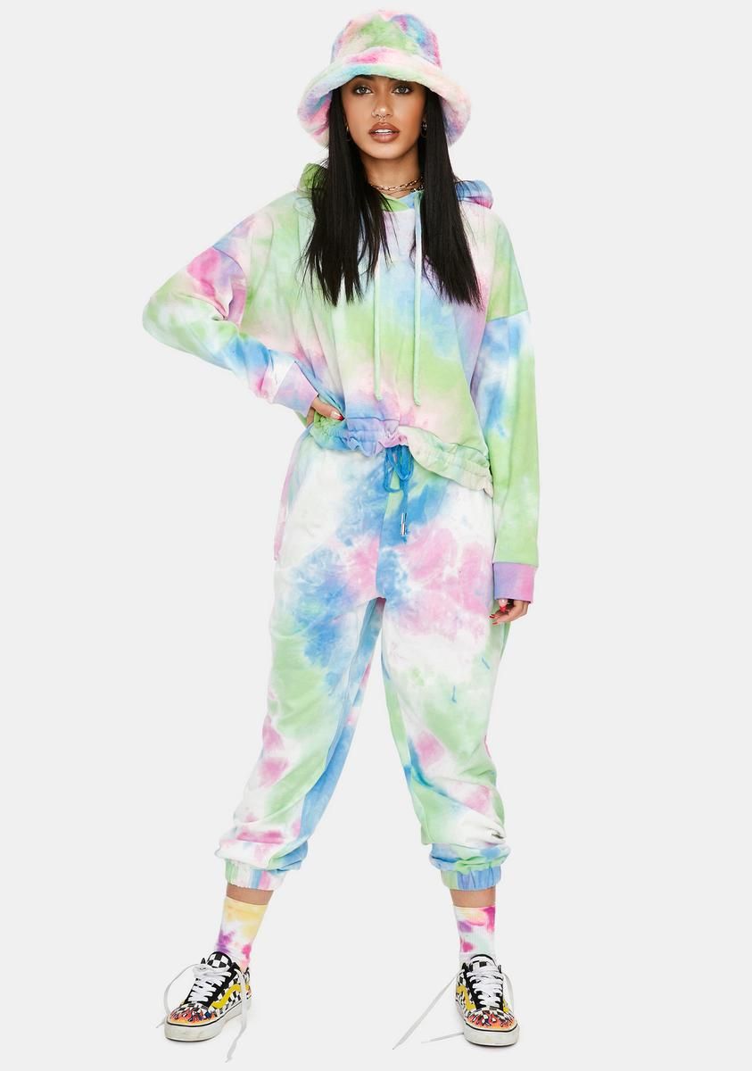 Tease Me Tie Dye Hoodie sold by Dolls Kill product image thumbnail 3