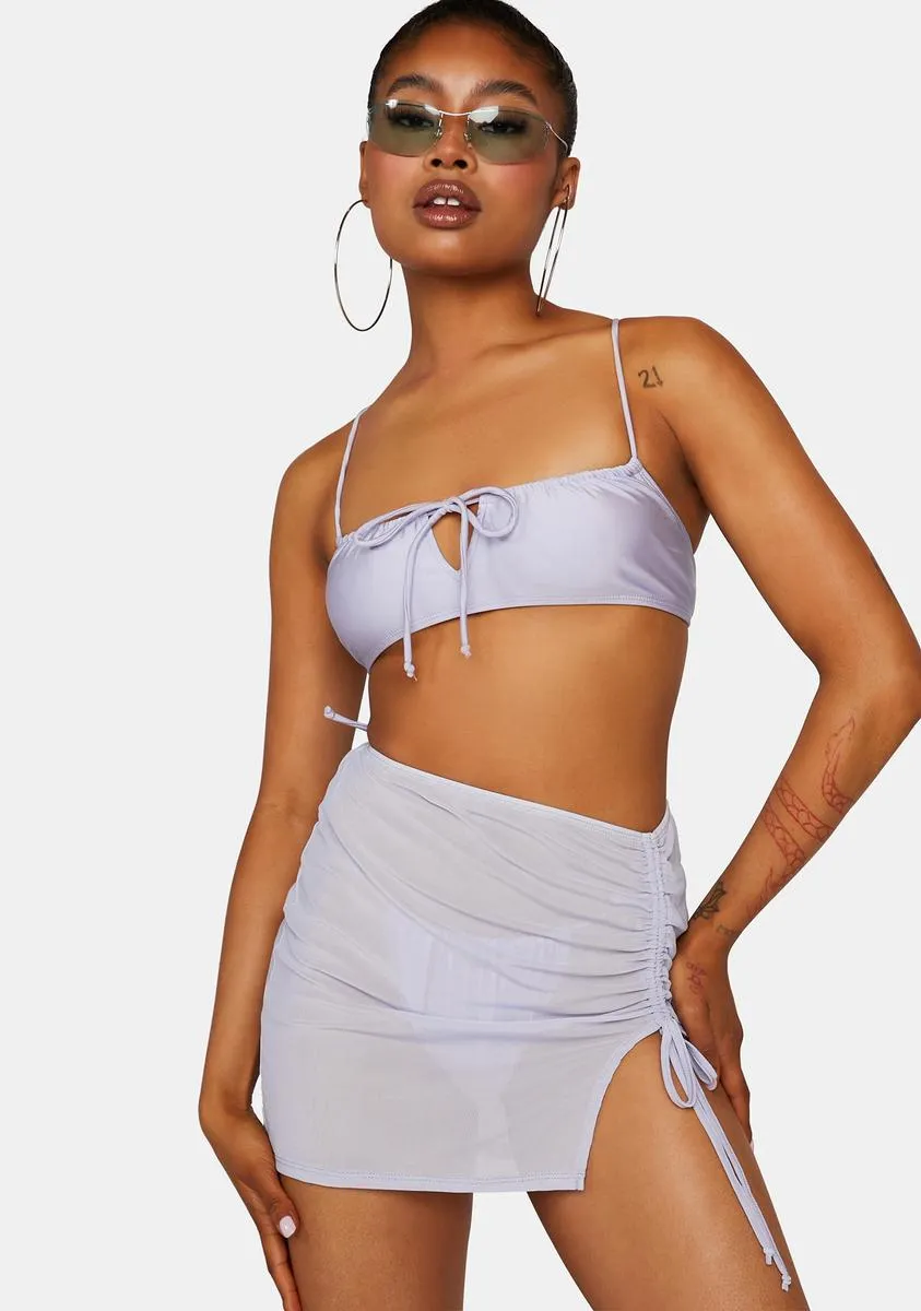 Lilac Kelsi Cover Up Skirt sold by Dolls Kill product image thumbnail 2