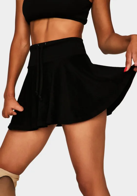 Black Not Ur School Grl Mini Skirt sold by Dolls Kill