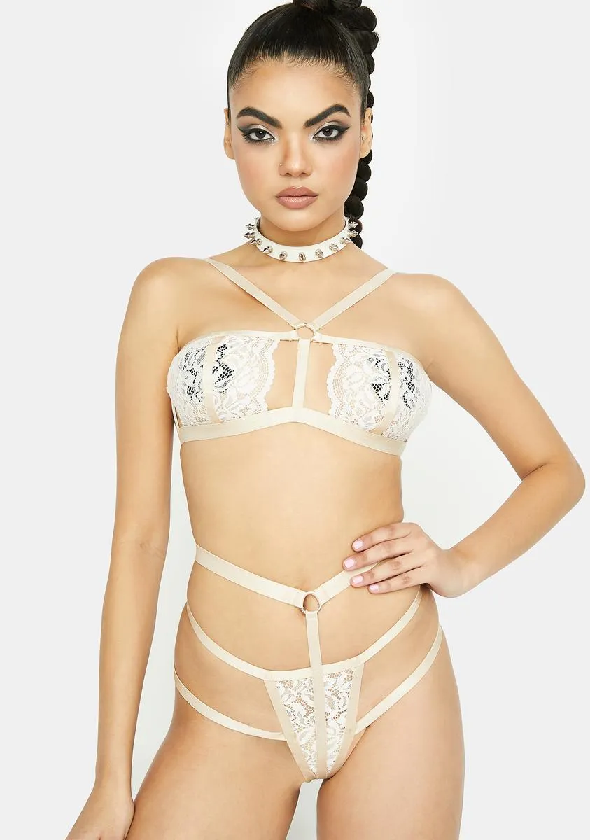 What A Pleasure Lingerie Set sold by Dolls Kill