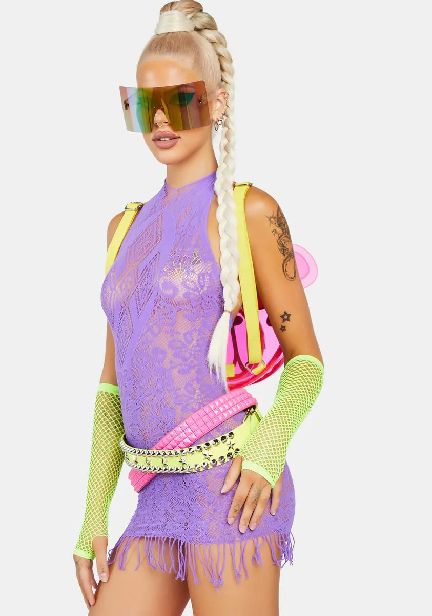 You're Blessed Sheer Mini Dress sold by Dolls Kill product image thumbnail 4