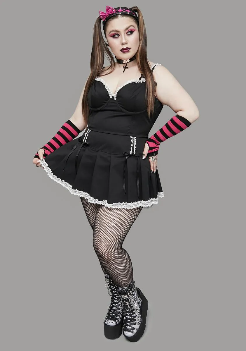 Real Unfair Maiden Pleated Mini Skirt sold by Dolls Kill product image thumbnail 3