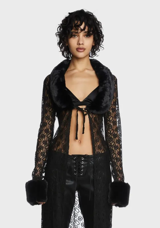 Ritual Lace Cardigan sold by Dolls Kill