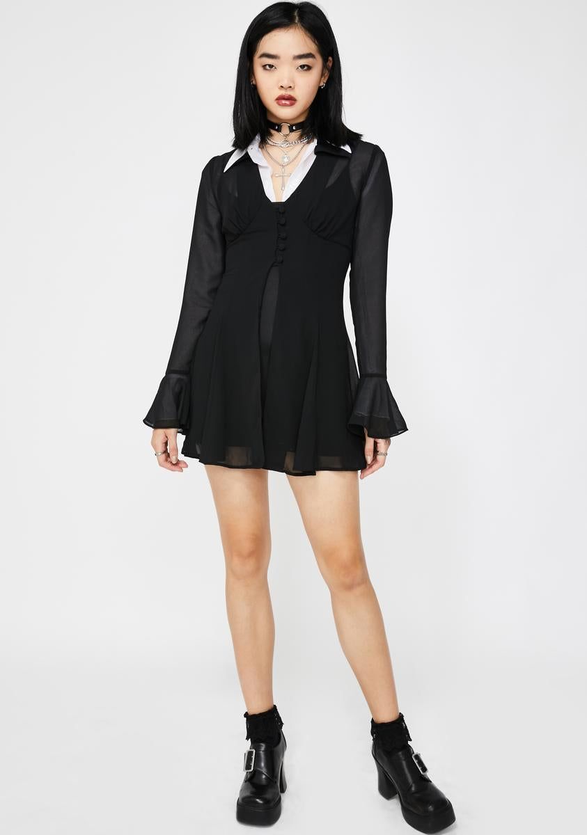 Deadly Secret Babydoll Dress sold by Dolls Kill product image thumbnail 3