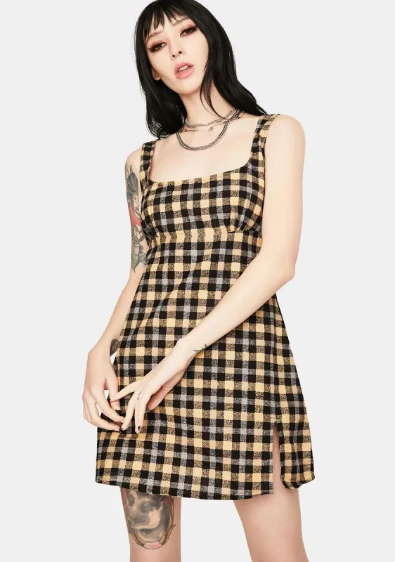 90s Grunge Mehra Mini Dress made by Dolls Kill