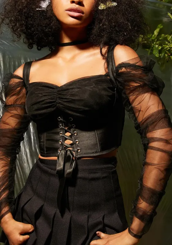 My Beloved Underbust Corset Top sold by Dolls Kill