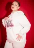 Plus Bad Bish Vibe Airbrushed Fleece Hoodie sold by Dolls Kill