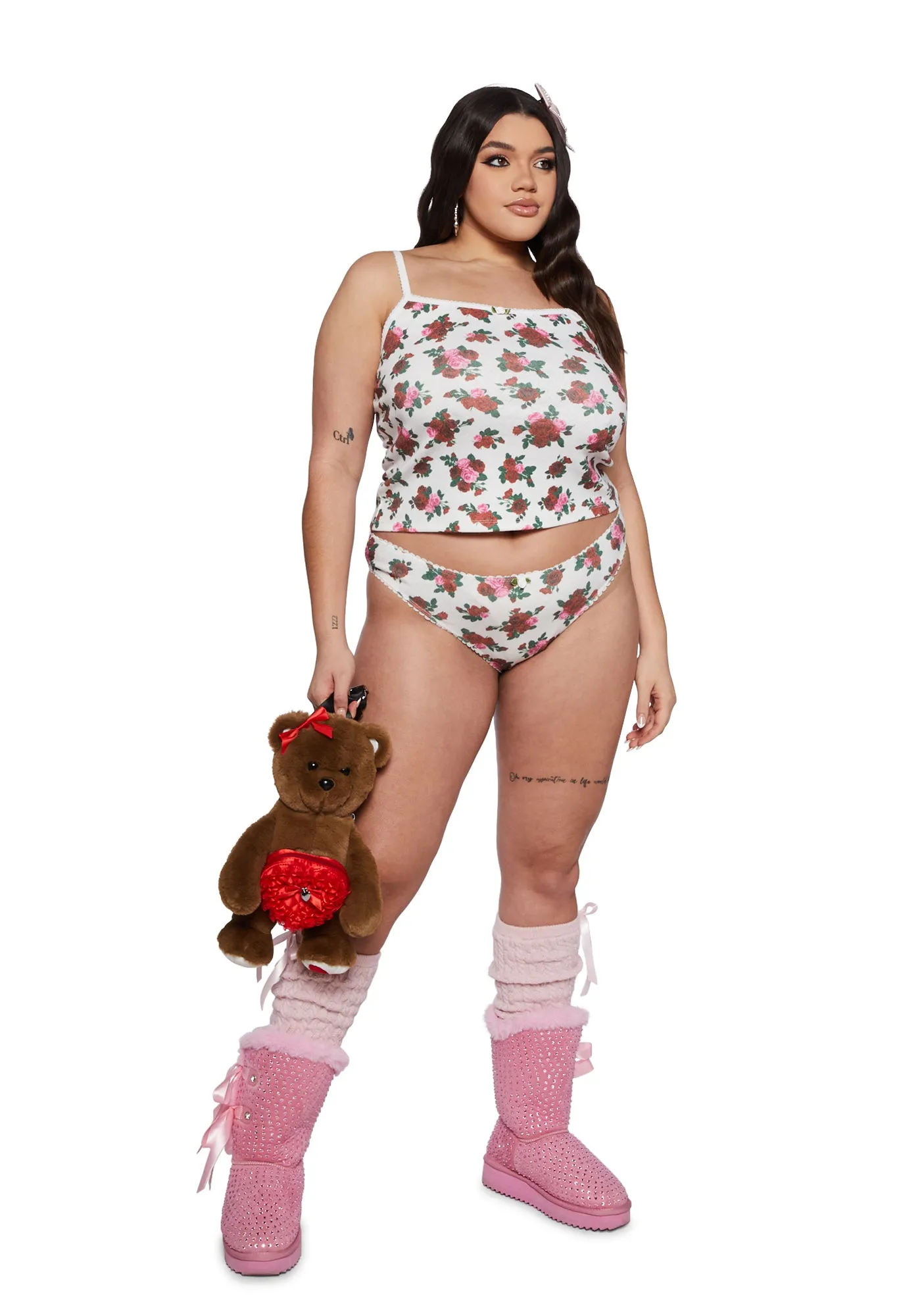 Plus Tender Romance PJ Set sold by Dolls Kill product image thumbnail 2