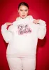 Plus Bad Bish Vibe Airbrushed Fleece Hoodie sold by Dolls Kill