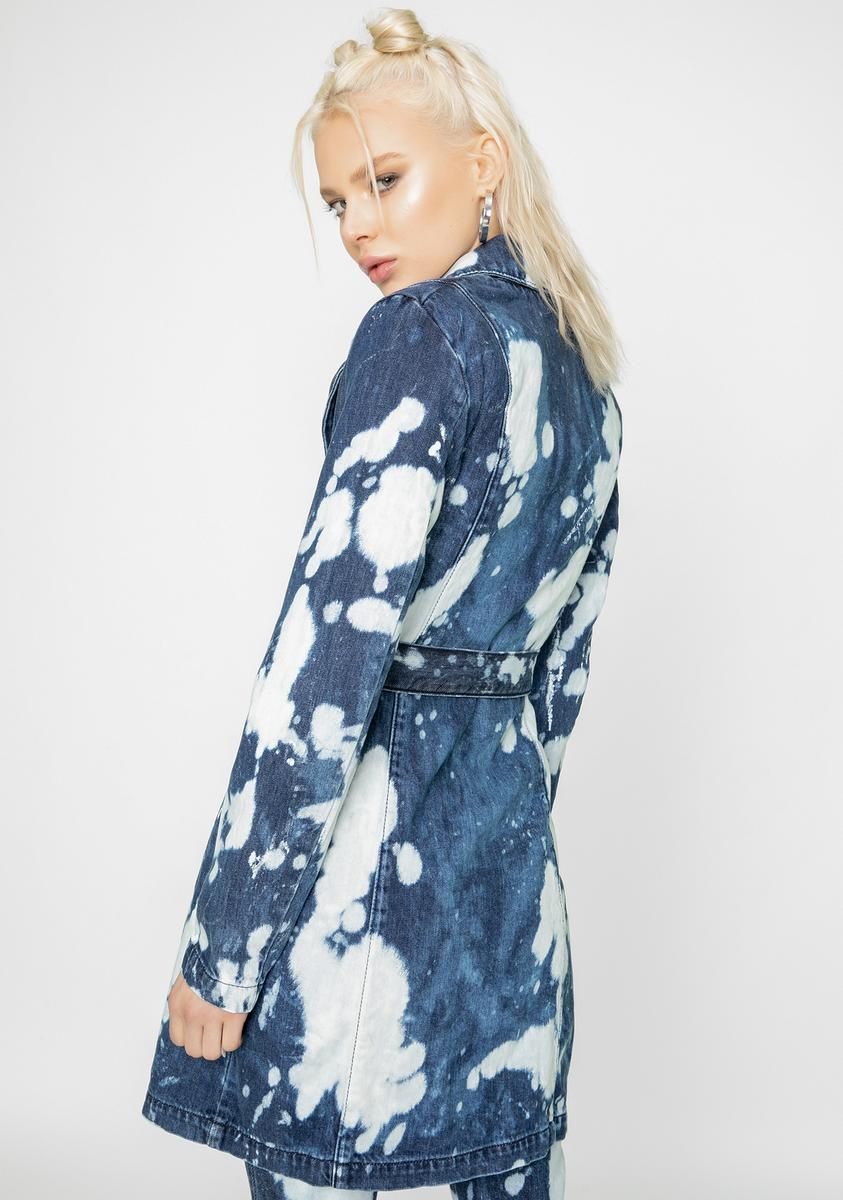 Blue Despina Denim Jacket sold by Dolls Kill product image thumbnail 4