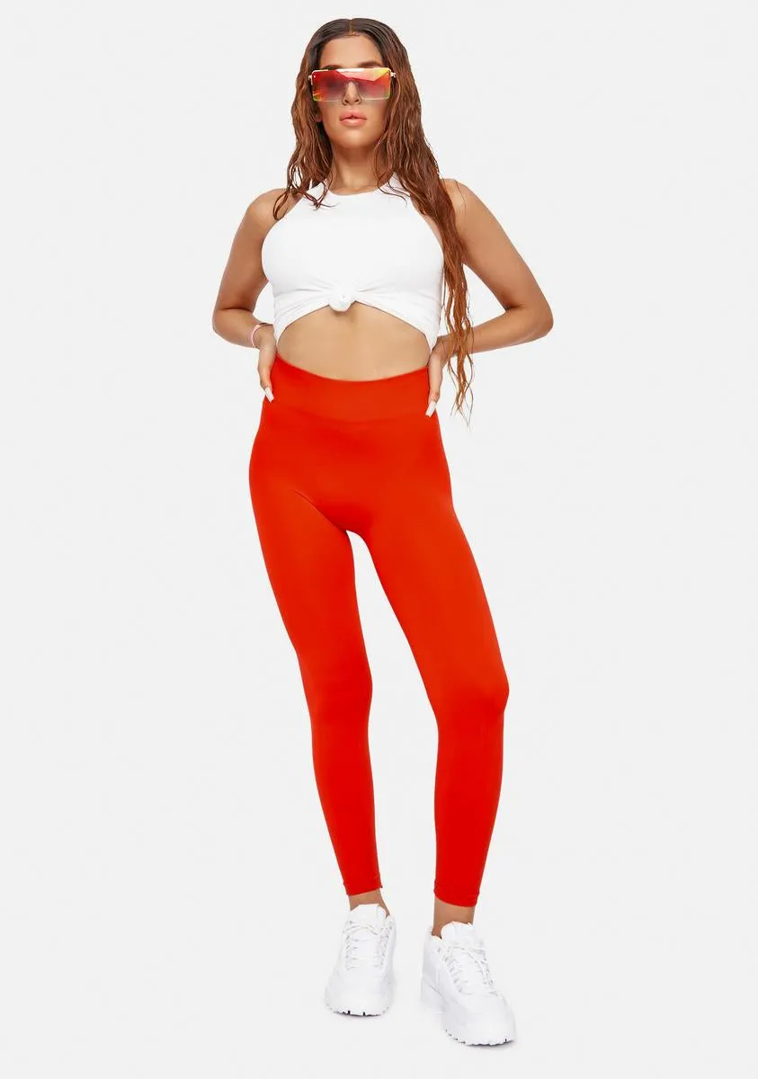 Fire Pick The Pace High Waist Leggings sold by Dolls Kill product image thumbnail 3