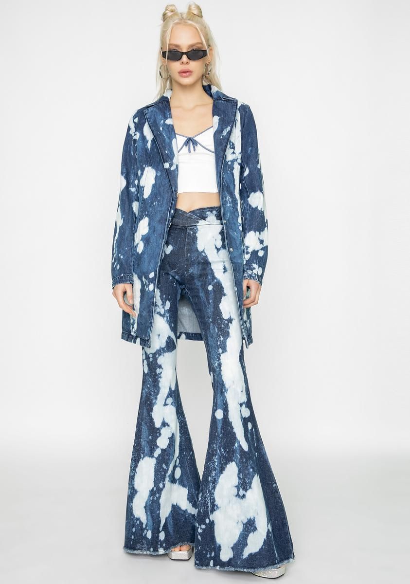 Blue Despina Denim Jacket sold by Dolls Kill product image thumbnail 3