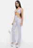Lavender You're My Soulmate Cut-Out Pant Set sold by Dolls Kill
