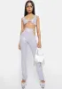Lavender You're My Soulmate Cut-Out Pant Set sold by Dolls Kill