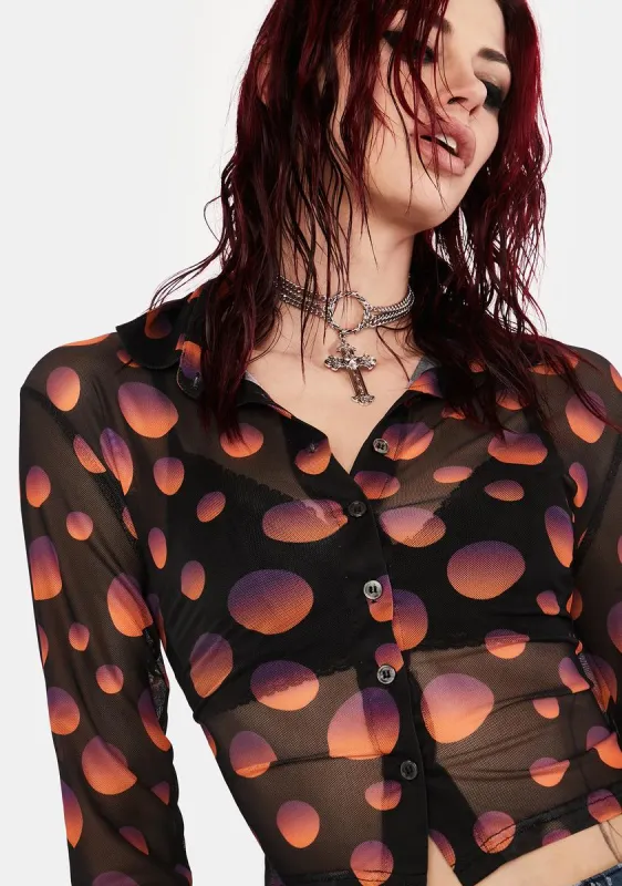 Jelly Bean Mesh Shirt sold by Dolls Kill