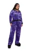 Plus Bat Behavior Cropped Hoodie - Purple sold by Dolls Kill