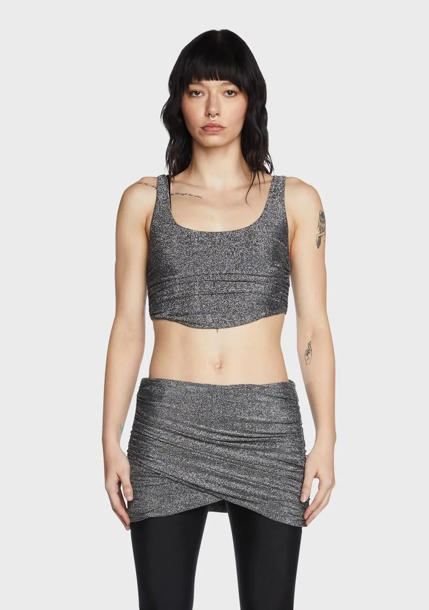 Ivy Ruched Mini Skirt sold by Dolls Kill product image thumbnail 4