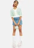 Posh Attitude Gingham Fuzzy Cardigan sold by Dolls Kill