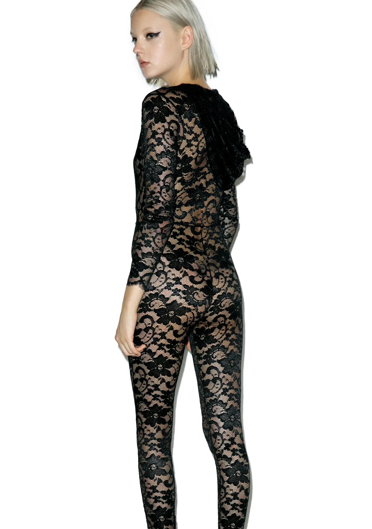 Missing U Lace Jumpsuit sold by Dolls Kill product image thumbnail 4