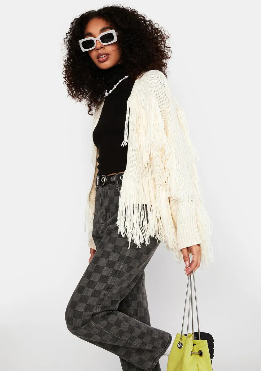 Chill Fun Day Fringe Cardigan sold by Dolls Kill product image thumbnail 2