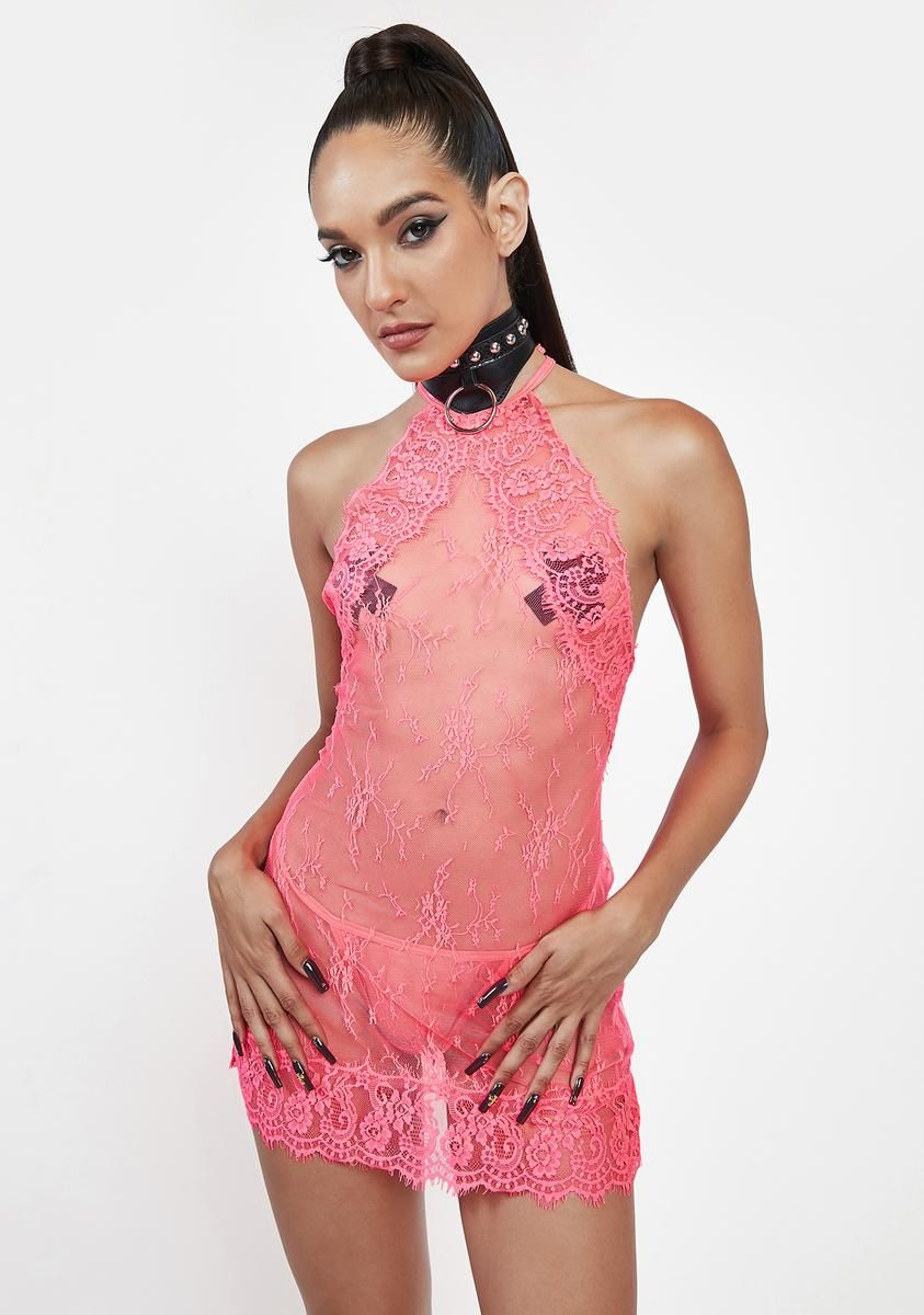 Do Ya Thing Lace Lingerie Set sold by Dolls Kill product image thumbnail 4