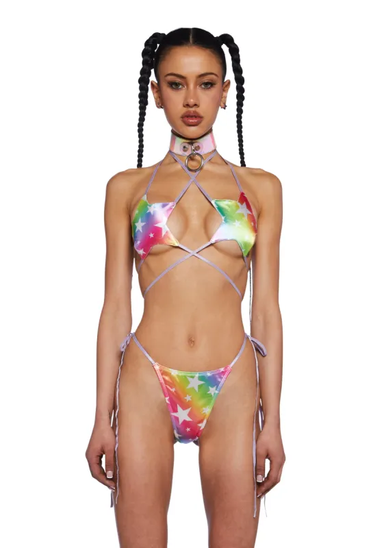 Celestial Stars Lingerie Set sold by Dolls Kill