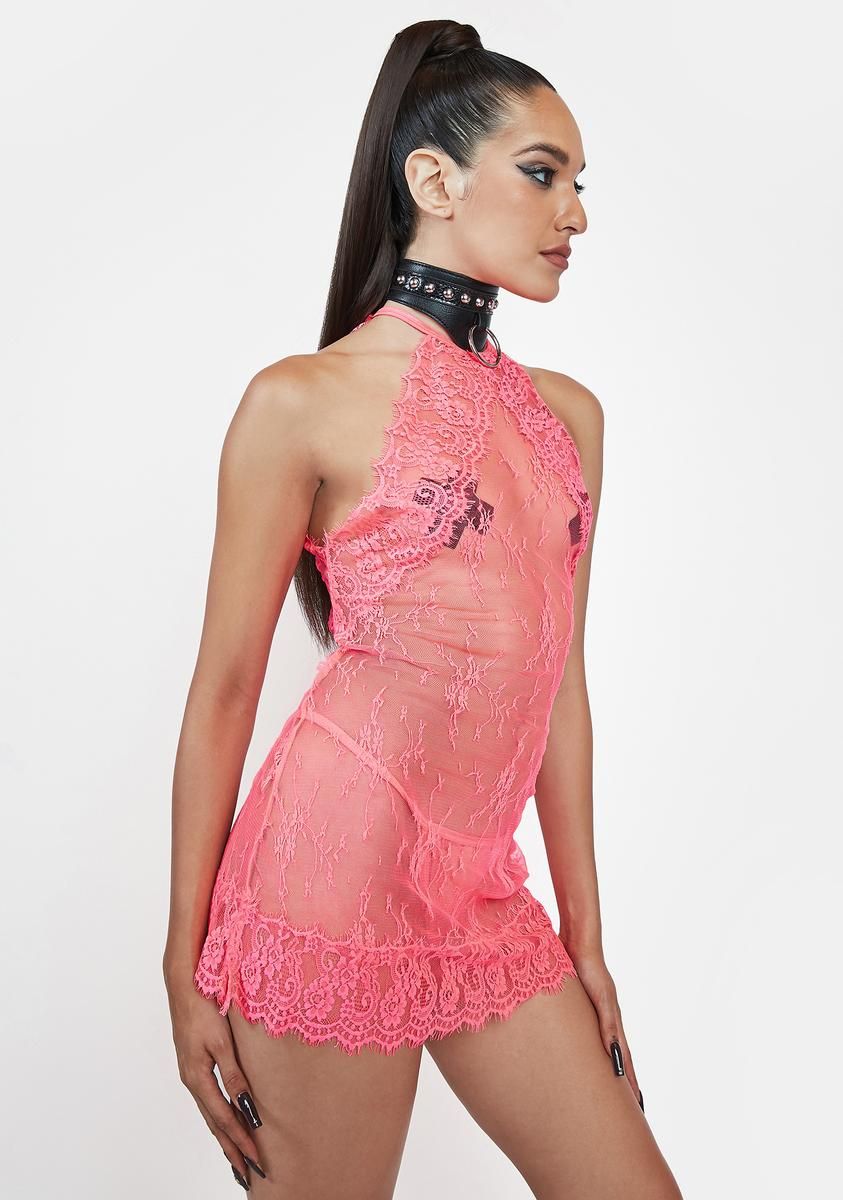 Do Ya Thing Lace Lingerie Set sold by Dolls Kill product image thumbnail 2