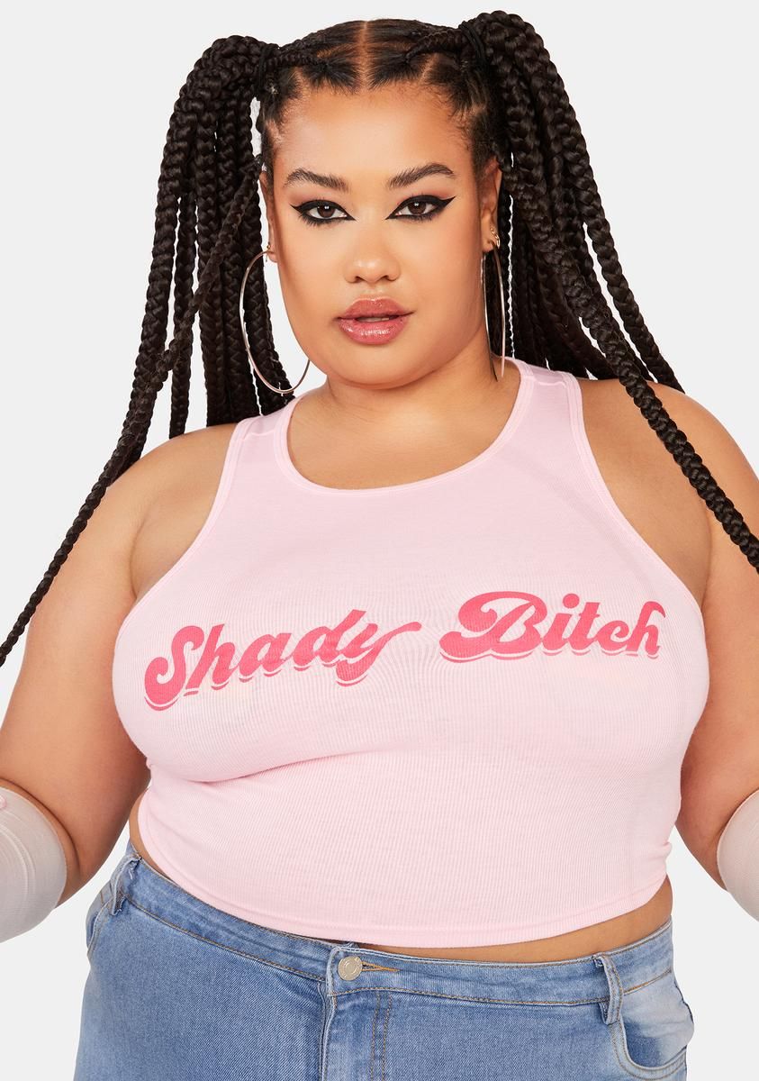 Plus Self Proclaimed Crop Top sold by Dolls Kill