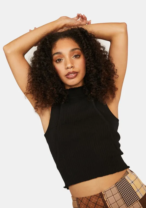 The Bigger Picture Crop Tank sold by Dolls Kill