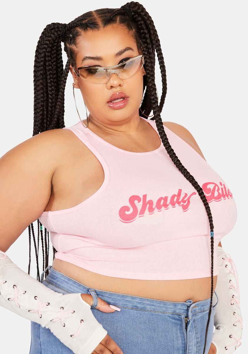 Plus Self Proclaimed Crop Top sold by Dolls Kill product image thumbnail 2