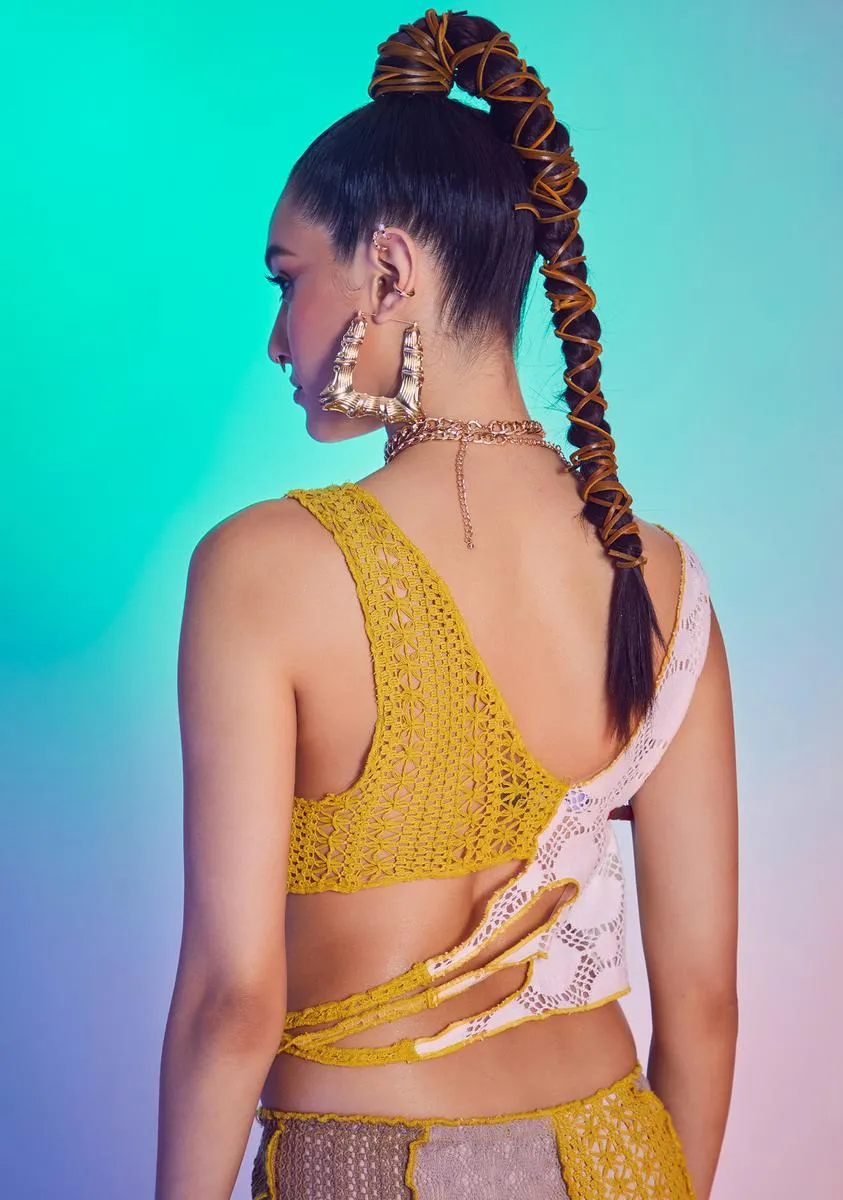 Knit Mix Cut Out Cami Top sold by Dolls Kill product image thumbnail 4