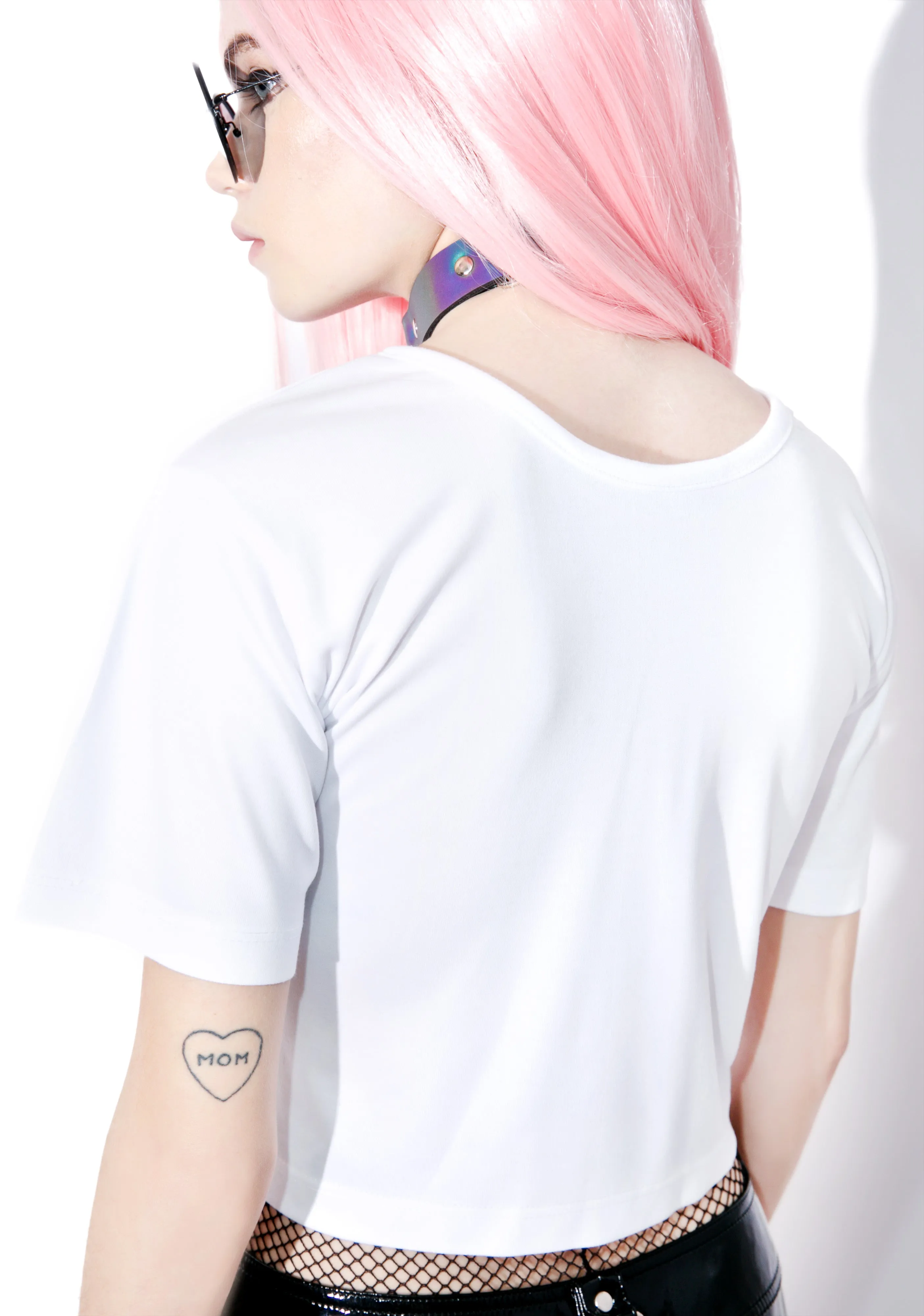 Catch 'Em BB Crop Tee sold by Dolls Kill product image thumbnail 3