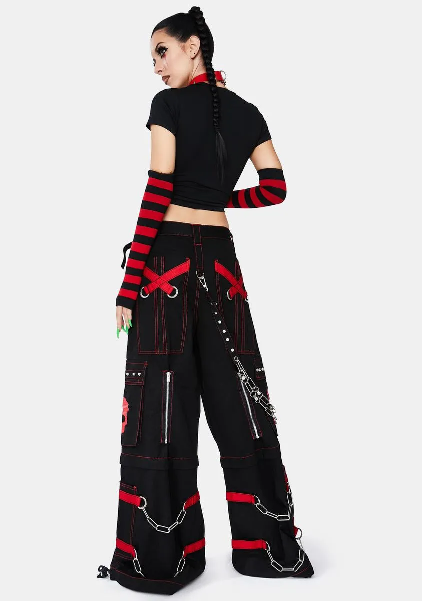 Skull Zip Off Pant sold by Dolls Kill product image thumbnail 4