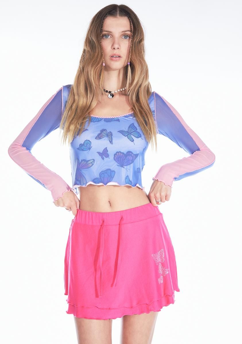 Like The Sweetener Mini Skirt sold by Dolls Kill product image thumbnail 2