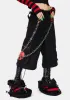 Skull Zip Off Pant sold by Dolls Kill
