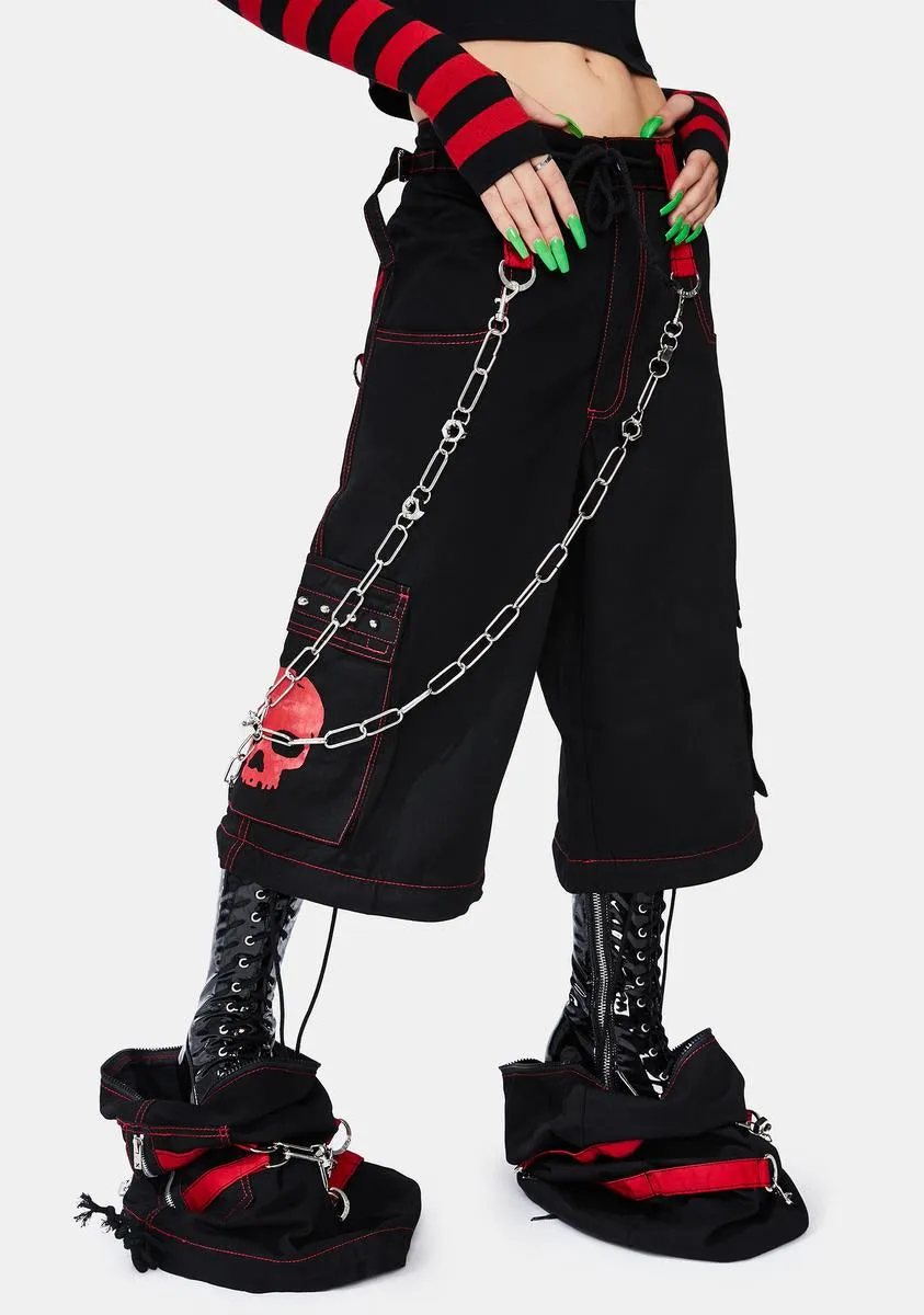 Skull Zip Off Pant sold by Dolls Kill product image thumbnail 2
