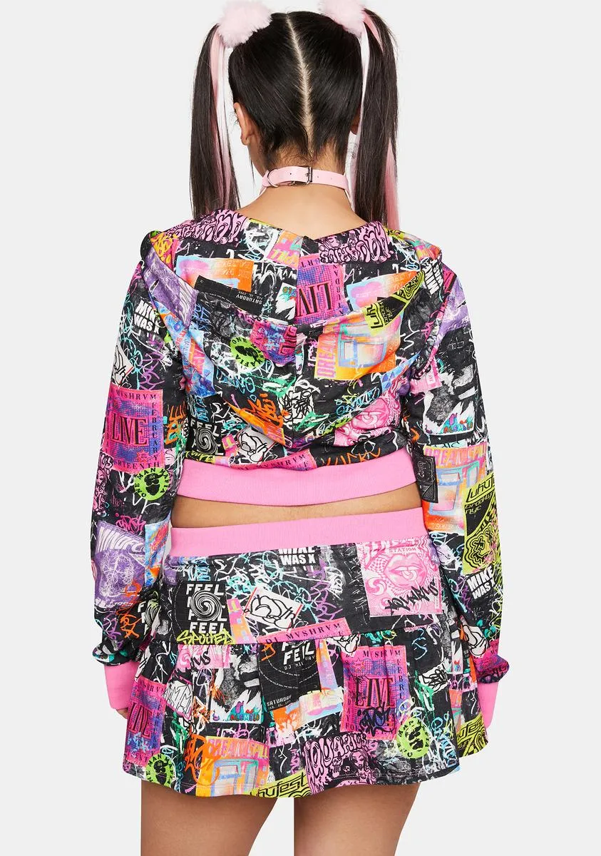 Plus Paint The Town Mini Skirt sold by Dolls Kill product image thumbnail 3