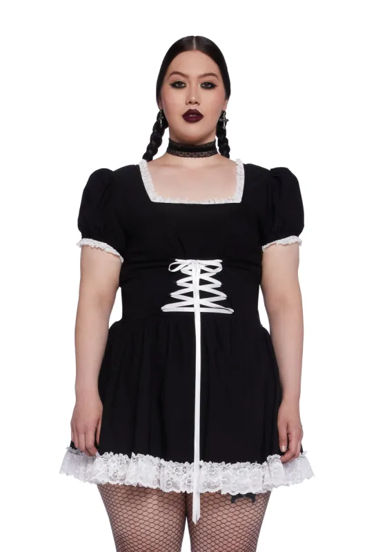 Plus Absolute Grim Mini Dress sold by Dolls Kill