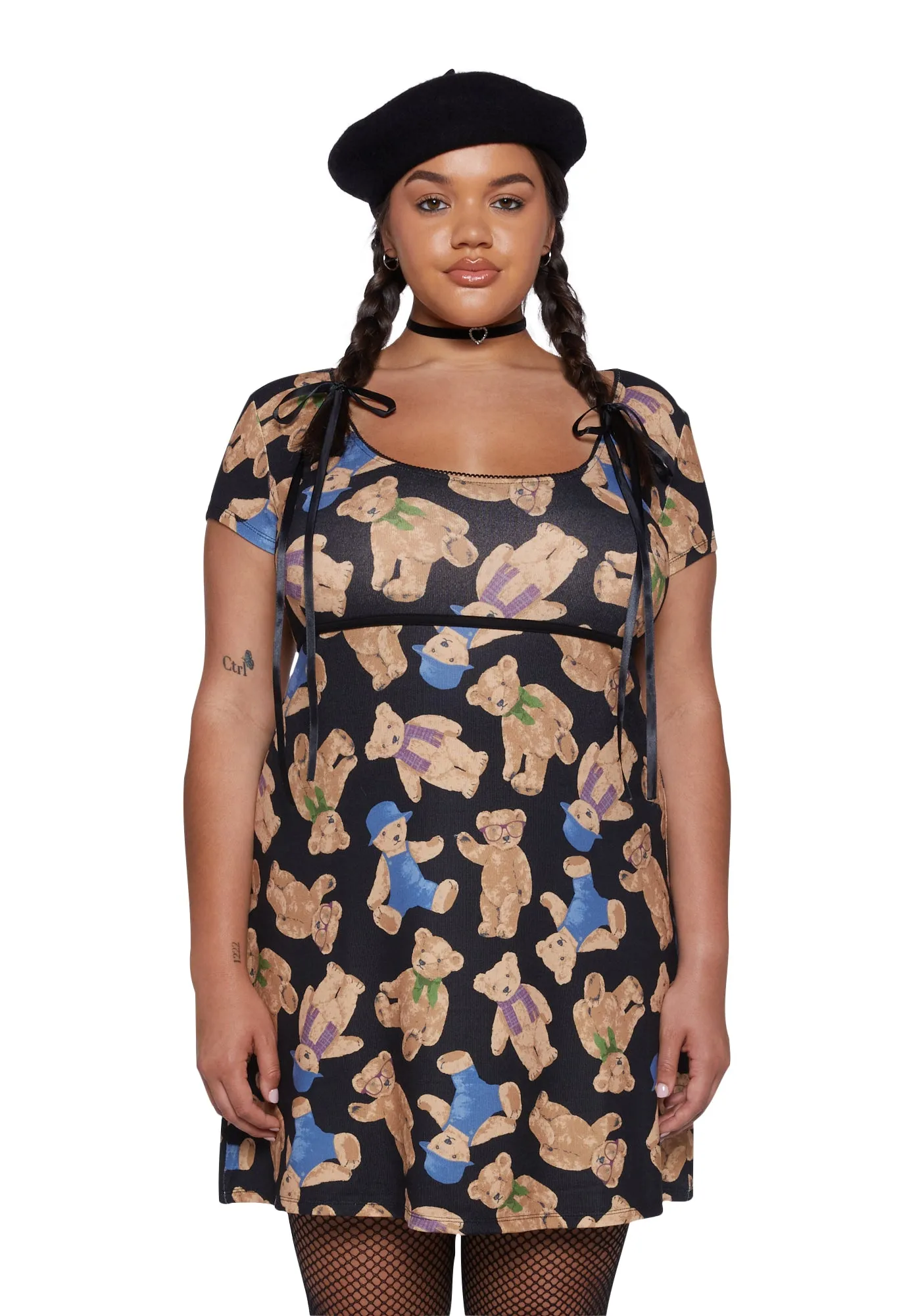 Plus Take A Tumble Mini Dress sold by Dolls Kill