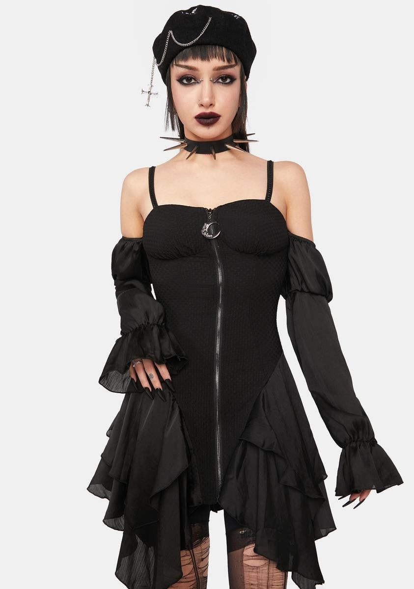 Witchy Corset Mini Dress sold by Dolls Kill