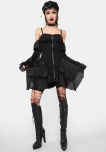 Witchy Corset Mini Dress sold by Dolls Kill