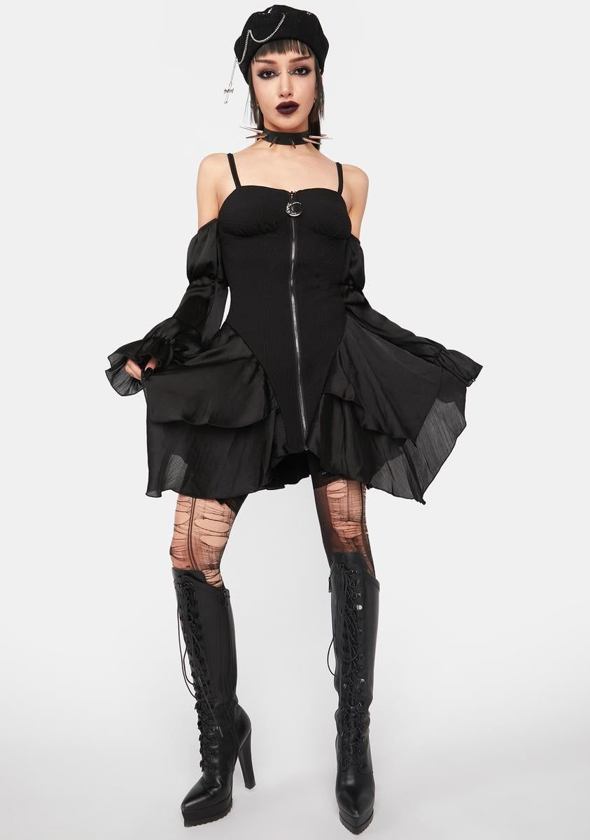 Witchy Corset Mini Dress sold by Dolls Kill product image thumbnail 3