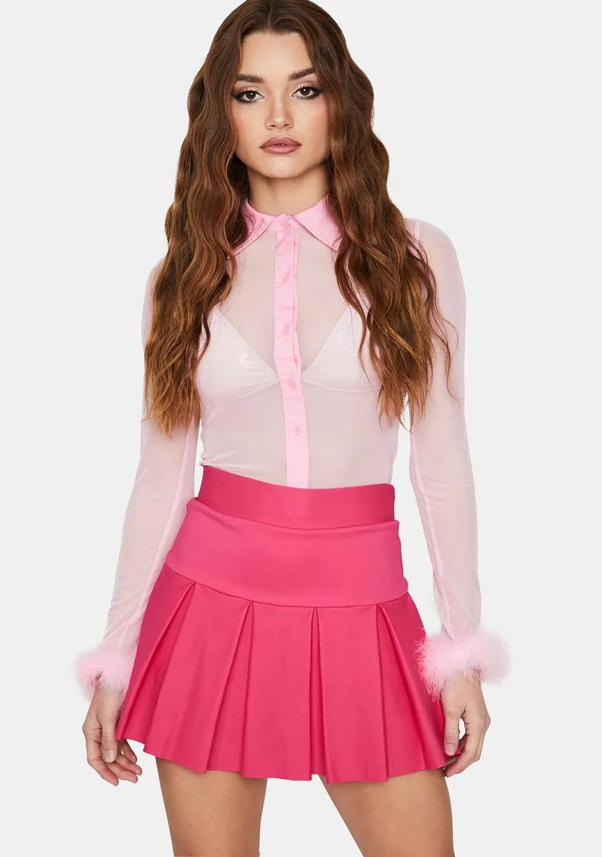 Haute Wicked Scholar Pleated Mini Skirt sold by Dolls Kill product image thumbnail 2